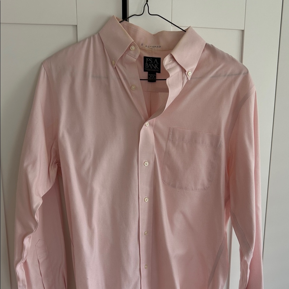 Jos. A. Bank Light Pink Casual Button Down Shirt